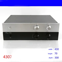 kyyslb 43070308mm diy box amplifier chassis housing case shell enclosure home audio all aluminum 4307 pre level chassis