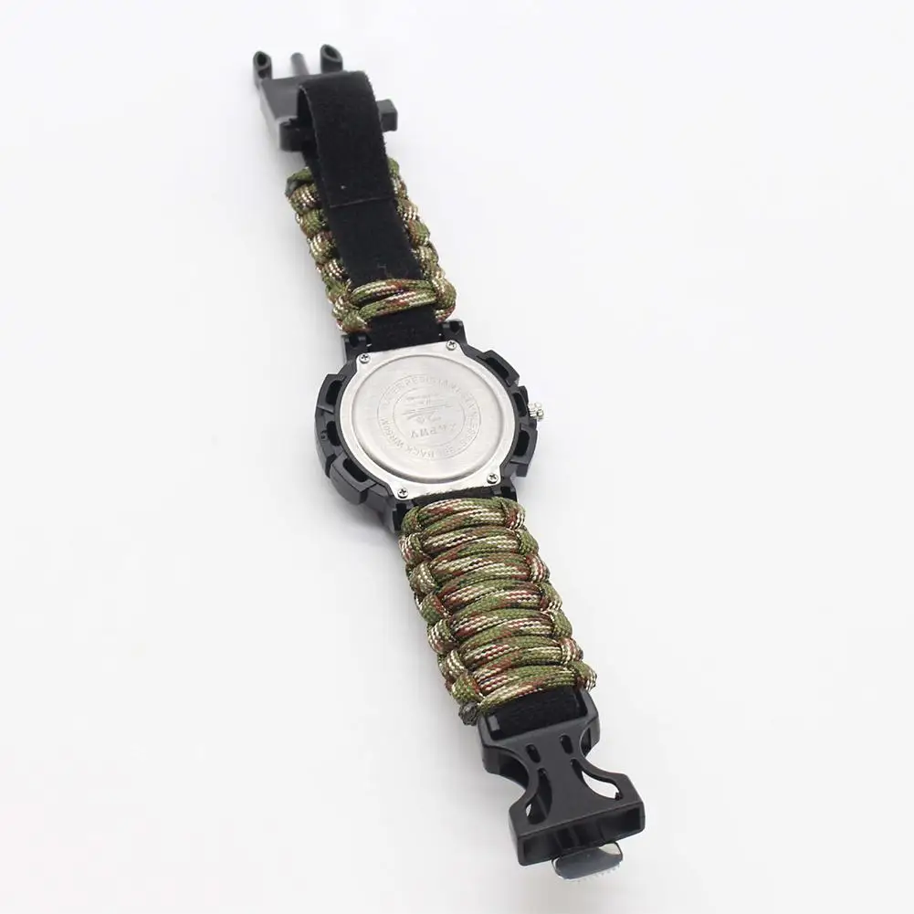 HobbyLane Многофункциональный Открытый водонепроницаемый парашют веревка часы