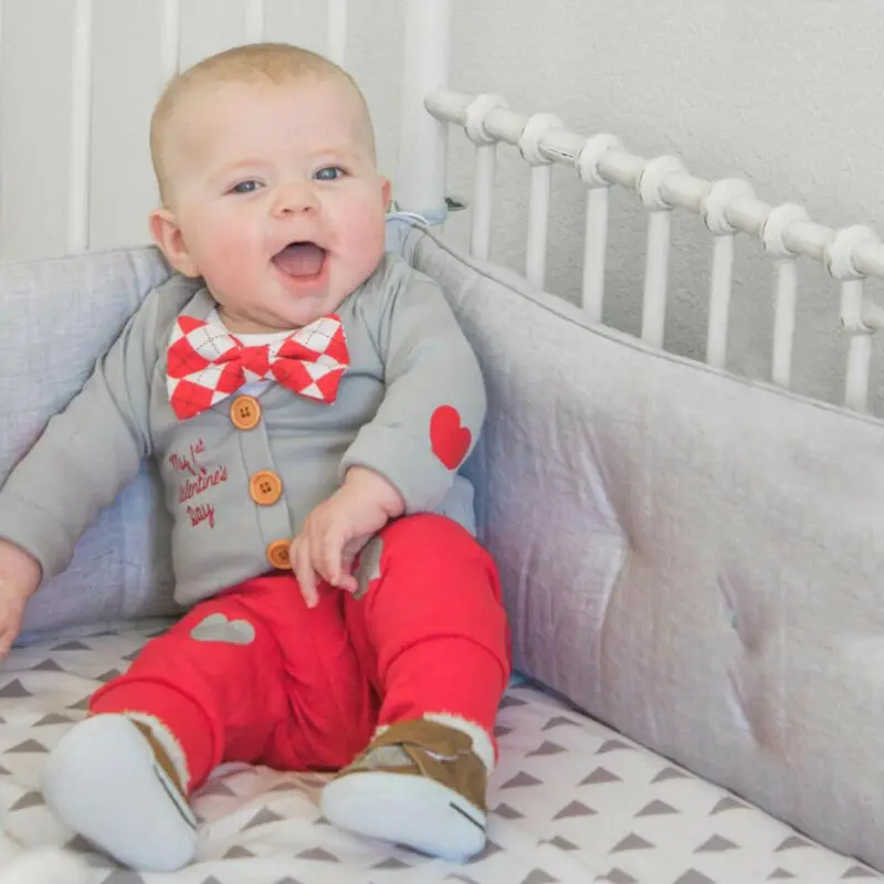 

Baby Clothes 1st Valentine's Day 2020 Kid Baby Boy Gentleman Tops Bodysuit Long Pant 3PCS Clothes