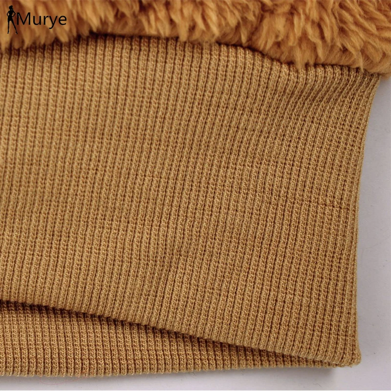 

Winter Coat Women Leopard Sheepskin Jacket Fur Faux Hooded Furry Teddy Bear Jacket Warm Plaid Fur Outwear Casual Women Clothing