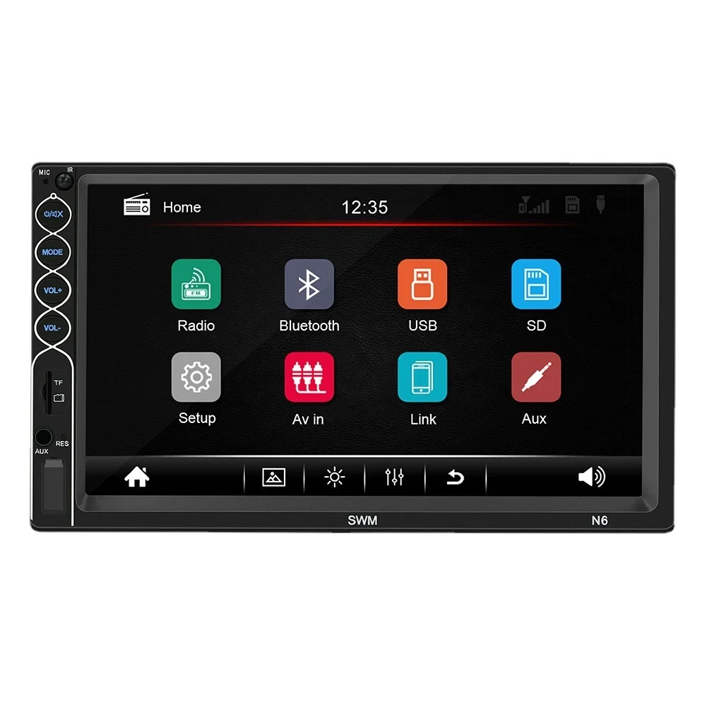 

2Pcs/lot Car MP5 Player N6 7 Inch Screen 2 Din Car Radio Bluetooth Video MP5 Player Without Camera