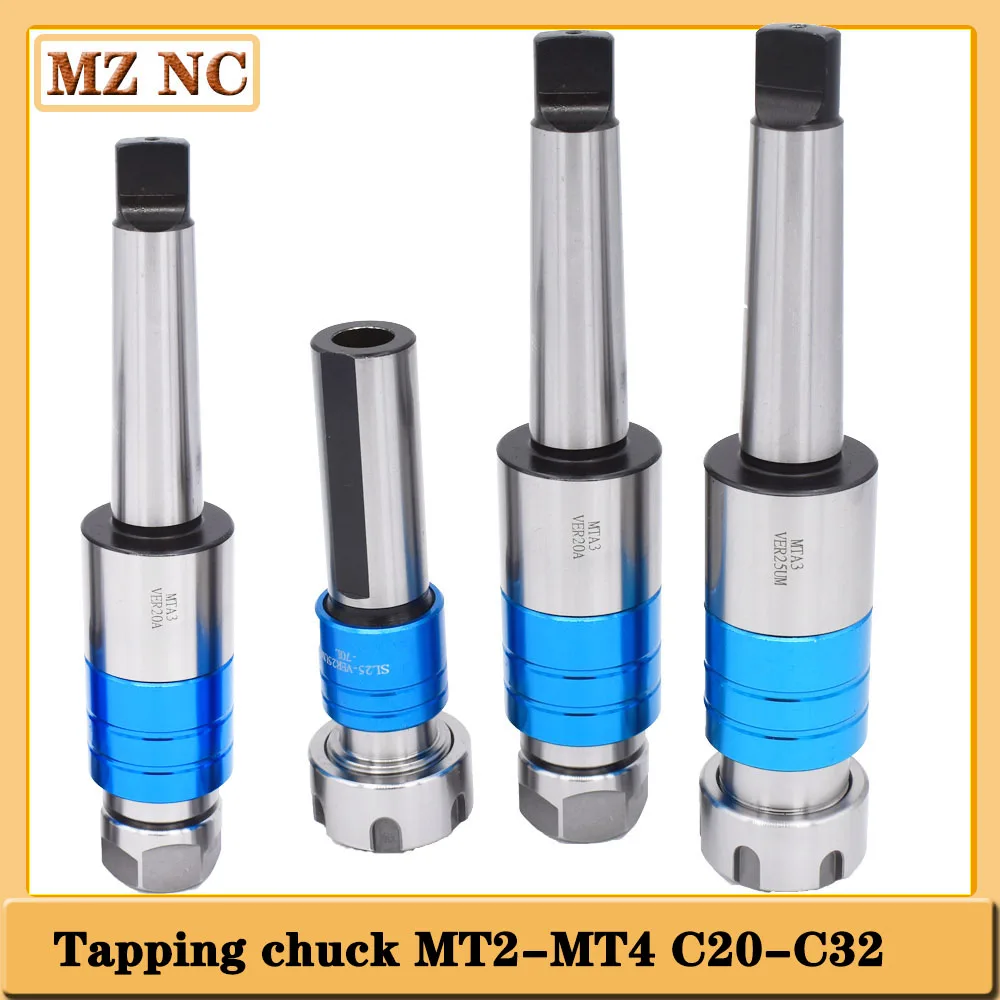 

MT2 MT3 MT4 Morse tool holder ER20 ER25 ER32 MTA MTB ER VER TER retractable tapping floating tool holder for cnc lathe Milling