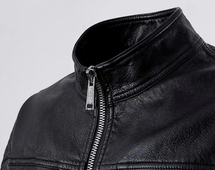 Мужская куртка локомотив с четырьмя ногами из ПУ кожи|Куртки искуственной кожи| |