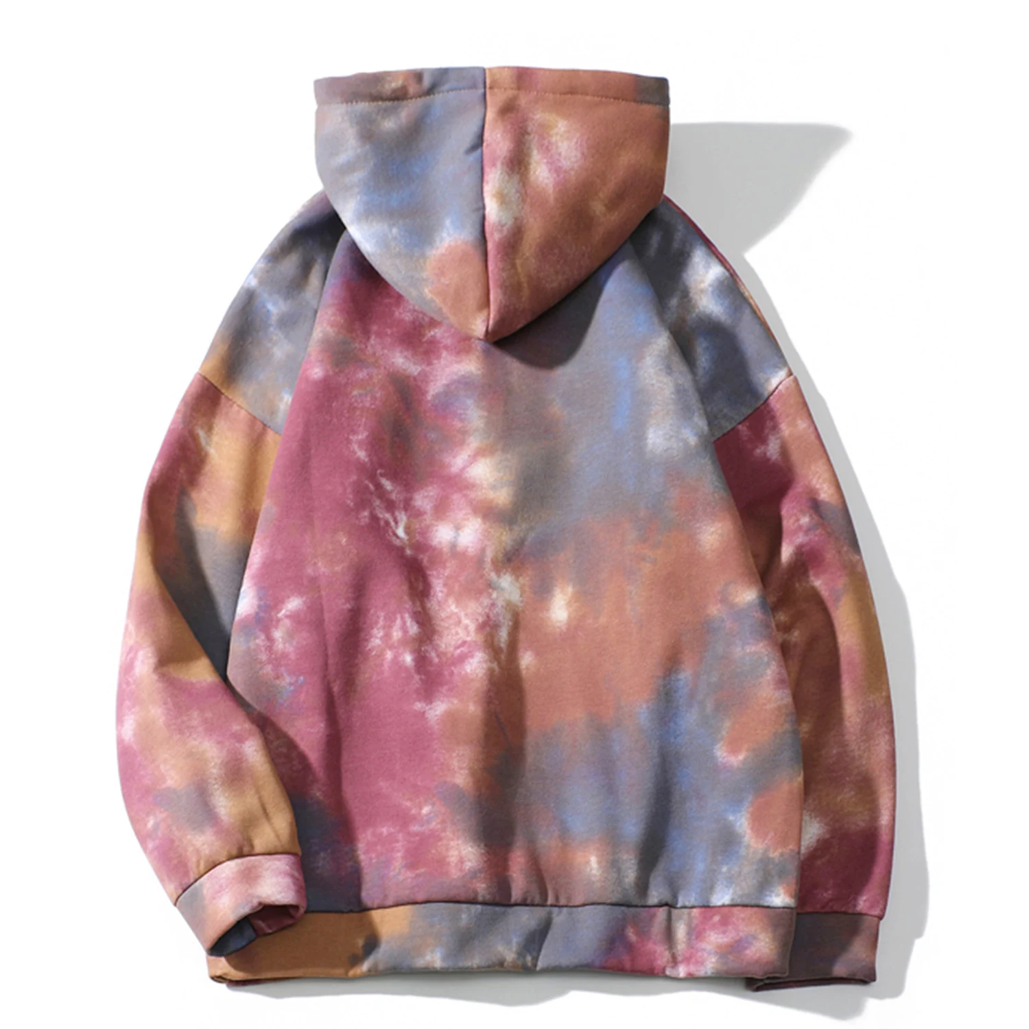 Aelfric Eden Tie Dying Толстые мужские толстовки с капюшоном 2019 зима Harajuku Повседневный