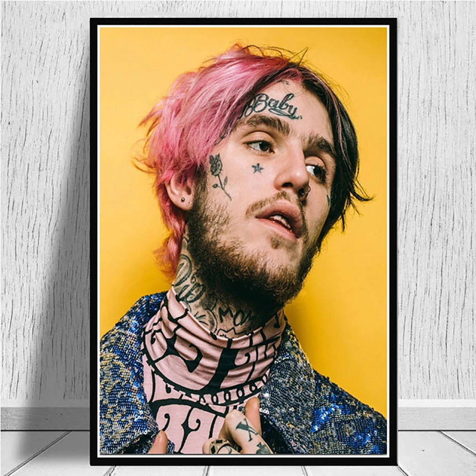 Лидер продаж Постер Lil Peep R.I.P в стиле хип-хоп новый постер с изображением