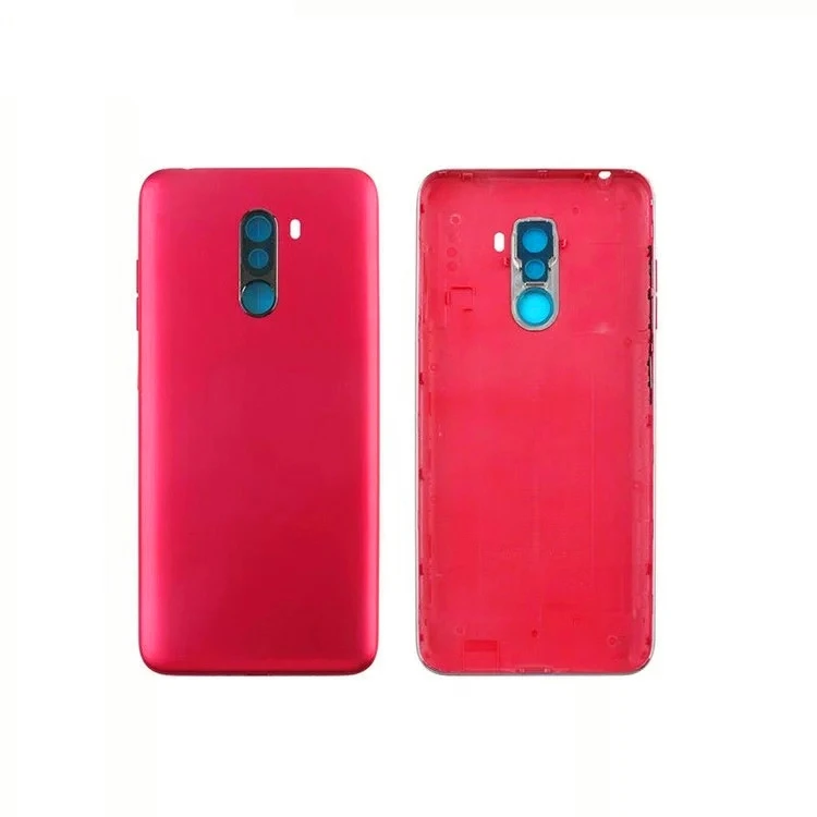Xiaomi PocoPhone F1 Крышка батарейного отсека задняя дверь чехол + рамка камеры для Pocophone