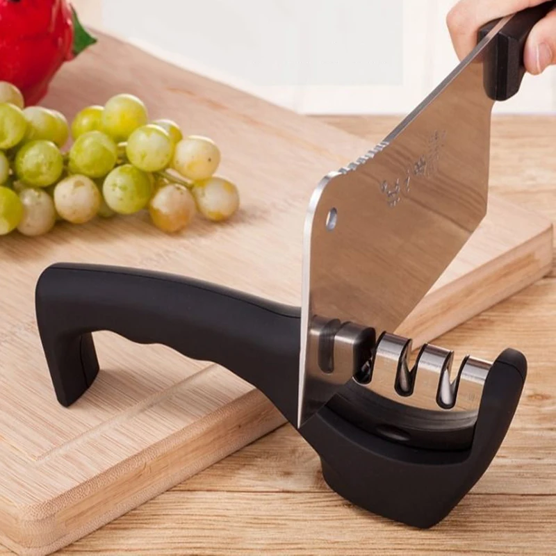 

3 Stages Professional Knife Sharpener Replacer Kitchen Sharpening Stone Tungsten Steel Replacer Home Kitchen Knives Accessories