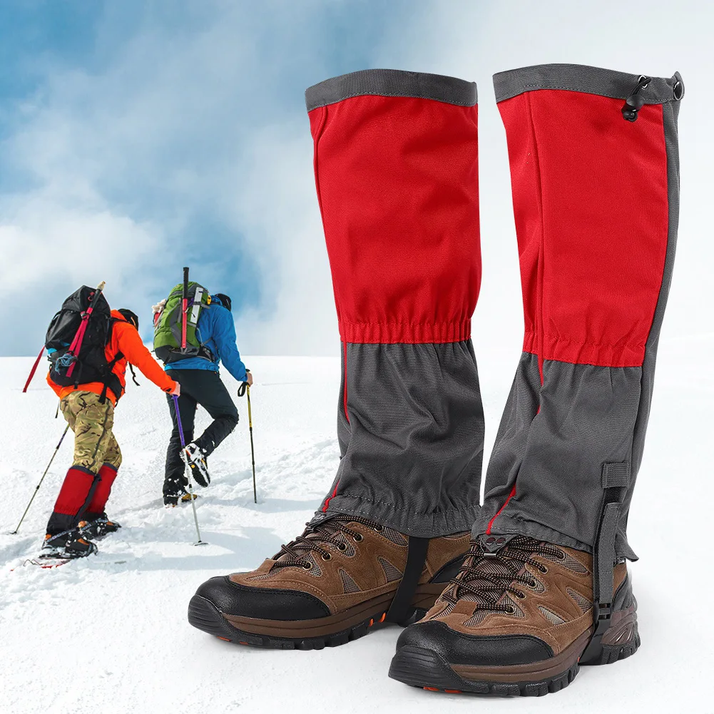 

1 Pair Unisex Outdoor Waterproof Leg Covers Legging Gaiter Climbing Camping Hiking Ski Boot Travel Shoe Gaiters Leg Protection