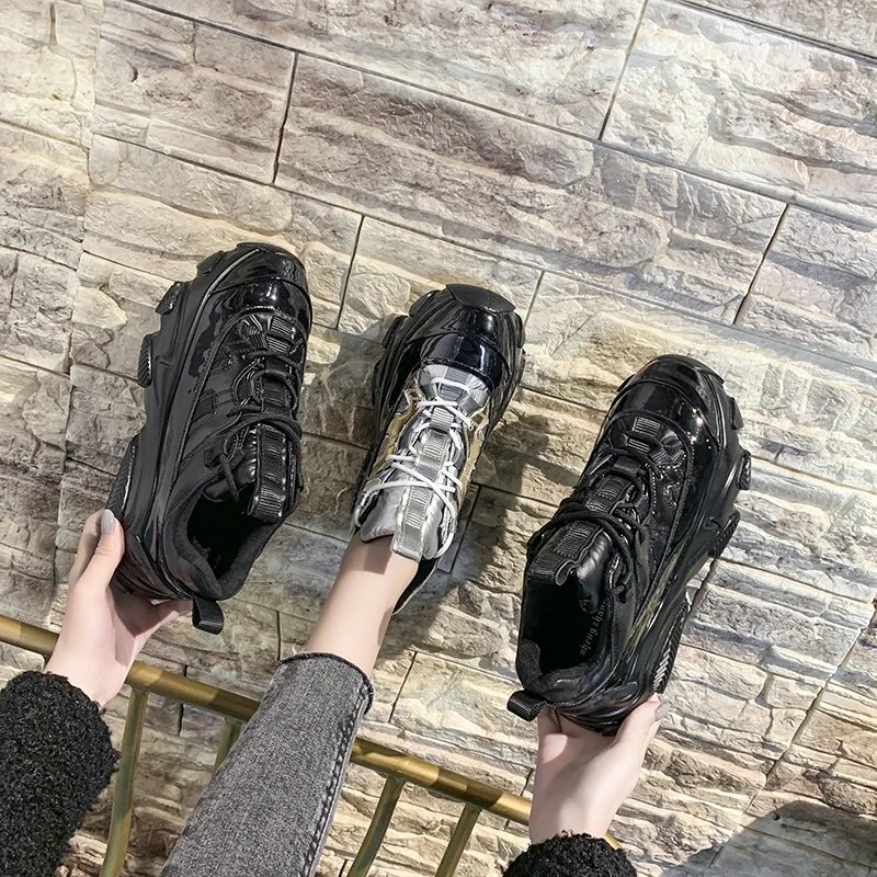 

2020 Spring Woman Sneakers Shoes New Fashion Stitched Cortex Lace-Up Ladies Shoes Casual Mixed Colors Women's Shoes W34-72