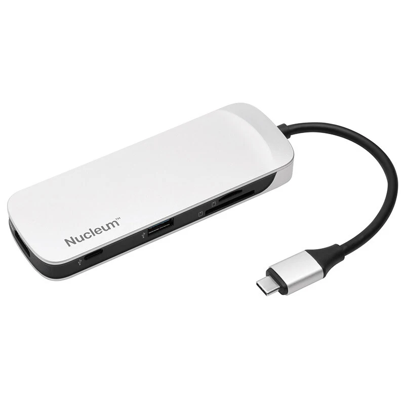 Kingston Nucleum USB C мульти-концентратор 7 в 1 HDMI type-C адаптер USB3.1 ридер Зарядка для Iphone MacBook подключение USB и Micro/SD карты