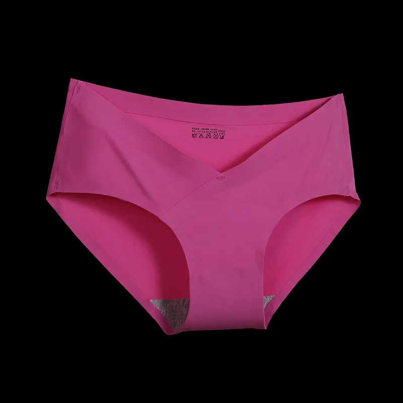 Новинка женские трусы-колыбели для беременных бесшовные трусы из шелковистого