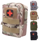 Уличная камуфляжная сумка, тактический армейский спортивный нейлоновый поясной чехол для повседневного использования, охоты, сумки в рюкзаке, аптечки, медицинская сумка