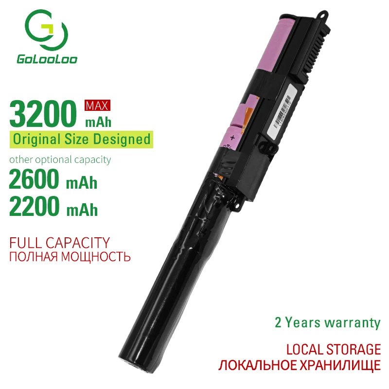

Golooloo 11.1v 3200mAh/36Wh New laptop battery for Asus A31N1519 3ICR19/66 X540 X540LJ X540SA X540SC X540YA X540S Series