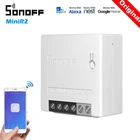 SONOFF MINIR2 Wifi Smart Mini R2 переключатель двухсторонние модули автоматизации проводки, совместимые с eWelink Alexa Google Home