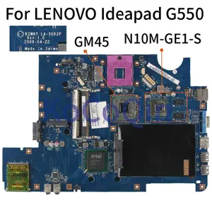 kocoqin laptop motherboard for lenovo ideapad g550 hdmi mainboard kiwa7 la 5082p ddr3 n10m ge1 s free global shipping