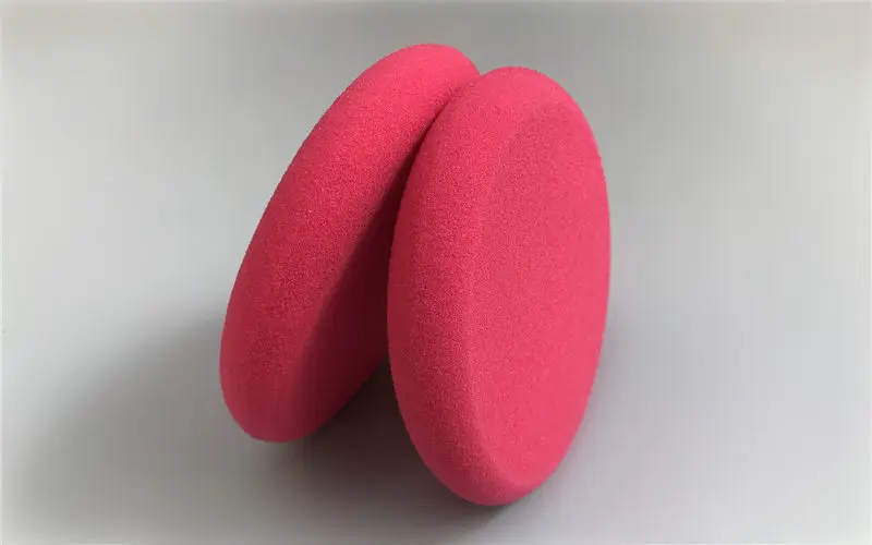 2 PCS No Edge RED Lucullan высокая плотность воска и туалетная губка без края круговой дизайн НЛО аппликатор лучше всего для всех-круглого воска - Цвет: 2 PCS No Edge RED