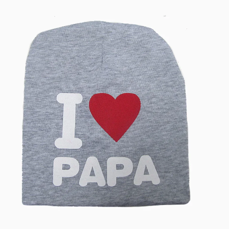 PAPA gray Детские Шапки новорожденных Обувь для мальчиков Шапки хлопка Дети шапочка Подставки для фотографий детские костюмы детские трикотажные шапки для Обувь для мальчиков YYT321 - Цвет: PAPA gray