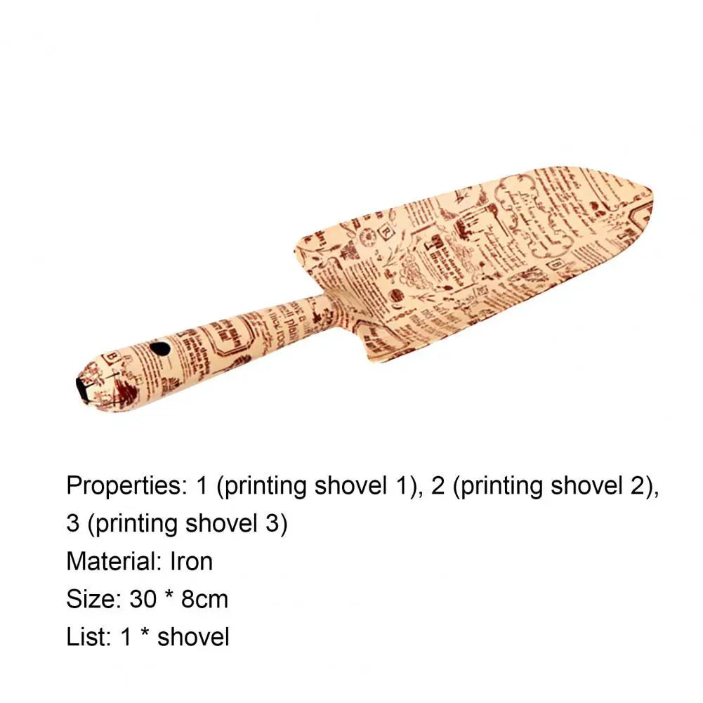 

Trowel Reusable Rust Resistant Iron Non-Slip Sall Hand Shovel for Flower