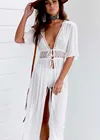 Женское пляжное платье-парео, 3XL, длинное платье макси с V-образным вырезом, пляжная одежда, размера плюс