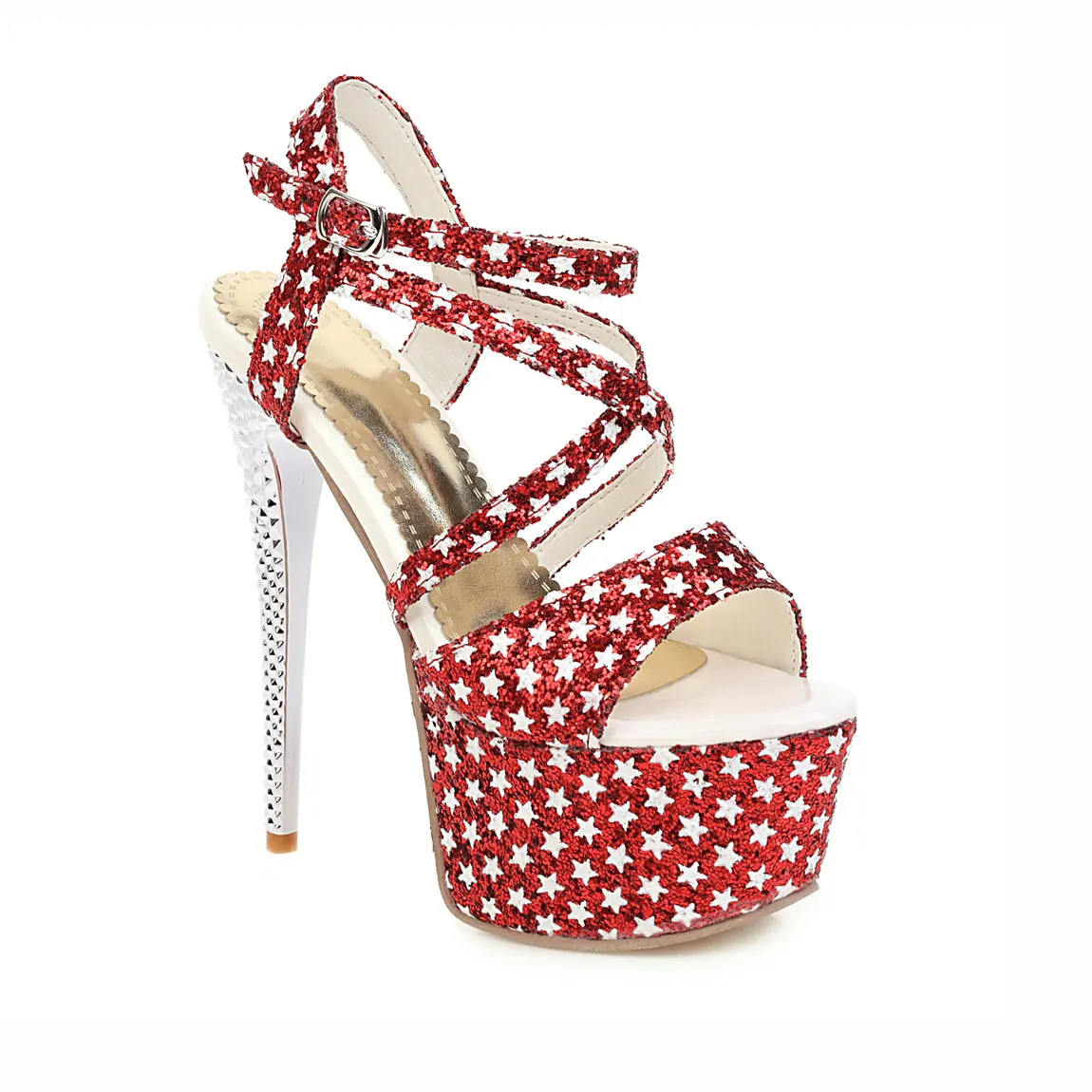 Босоножки женские с открытым носком сандалии на платформе и очень высоком