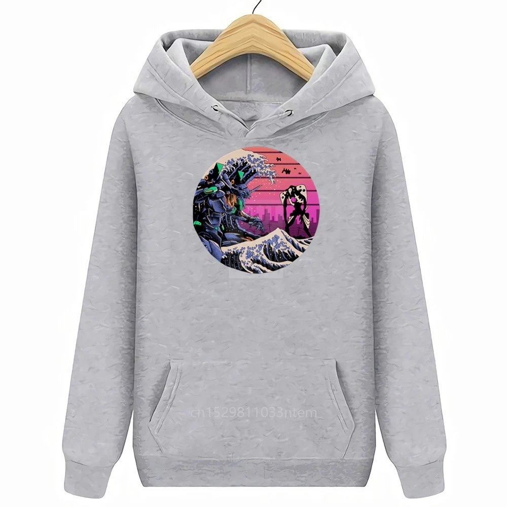 

Street Short Sleeve T Shirt 100% Cotton RETRO WAVE EVA Fashion summer T shirt