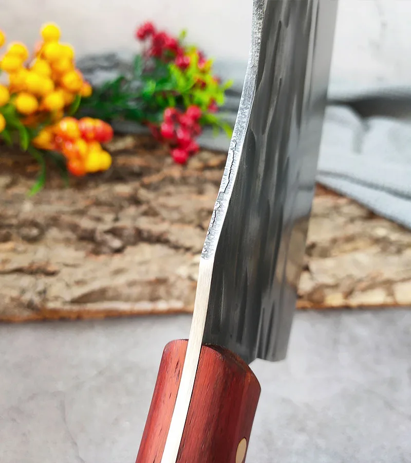 Нож кованый из нержавеющей стали бытовой кухонный резец китайский измельчитель