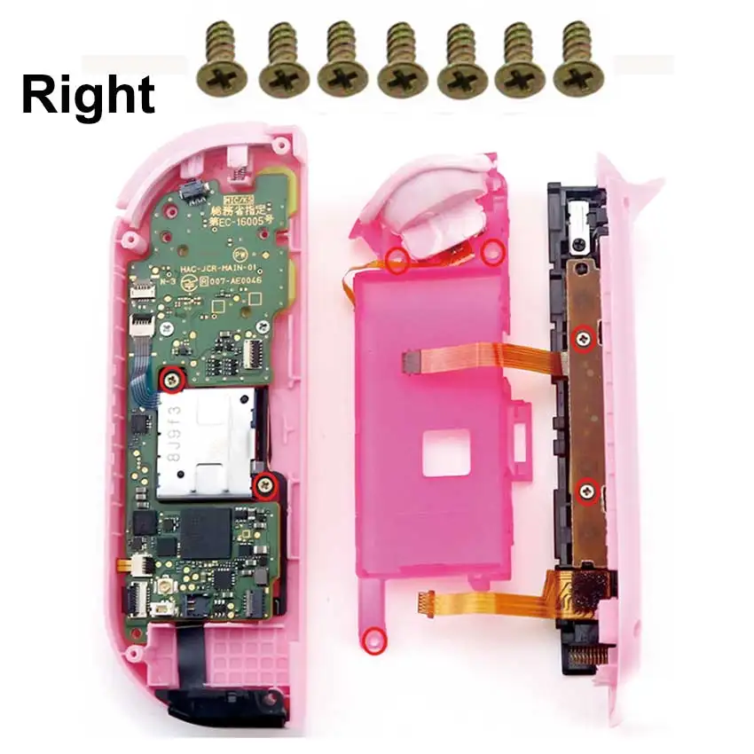 JCD полный набор винтов для переключателя NAND NS NX Joy Con Запасные Запчасти крестовые