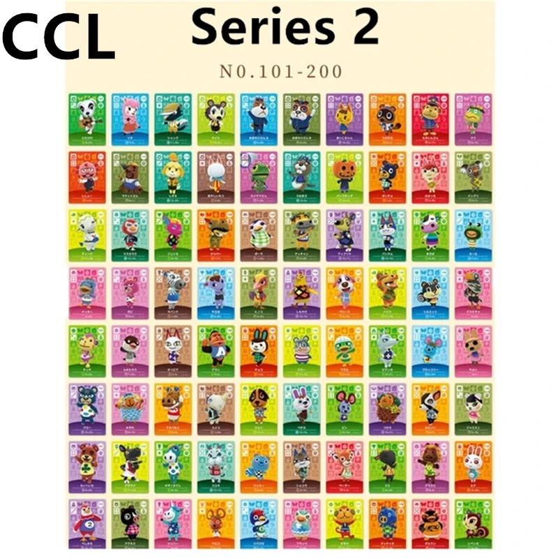 

100pcs Marshal Ankha Animal Croooing Ntag215 Game Card For NS Switch 3DS Game Card Set NFC Cards Hot Villager Series 2