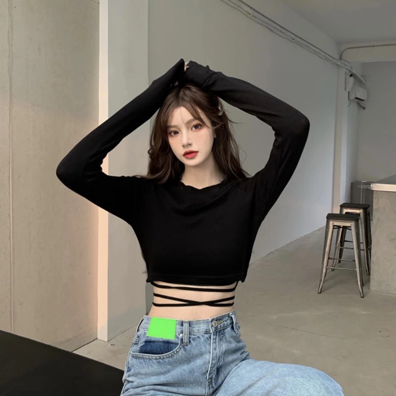 Футболка женская с длинным рукавом