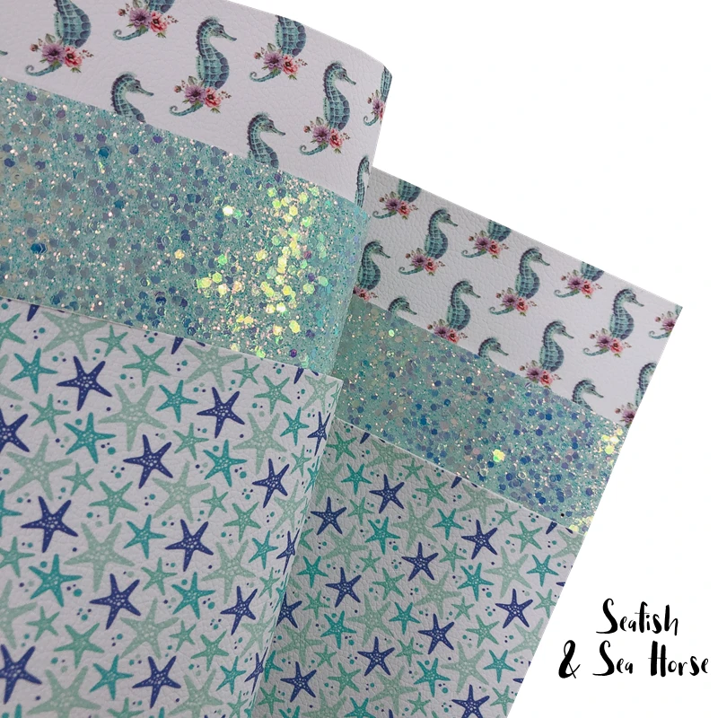 Новый Радужный 30x2 2 см/Лист Синий Морской морской тематический дизайн