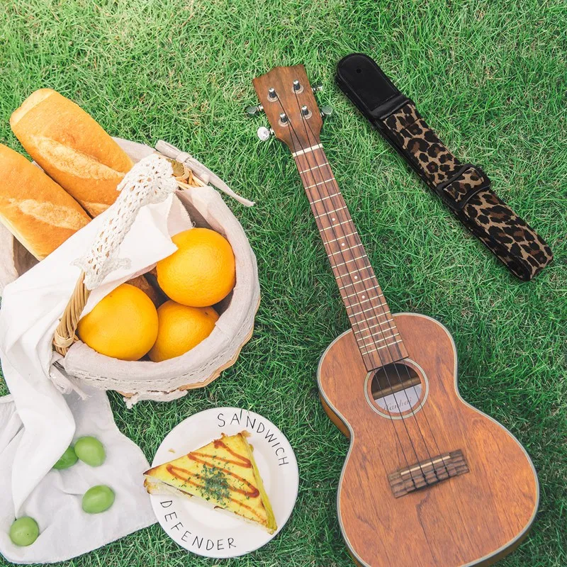 Моющиеся не теряет цвет мультфильм Стиль регулируемый ремень для гитары