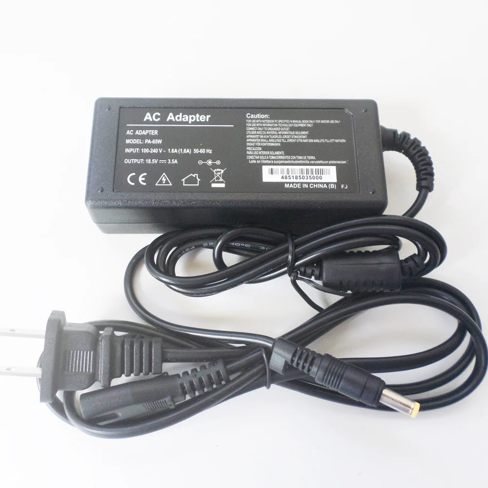 

New 18.5V 3.5A 65W AC Adapter Charger Power Supply Cord For HP 387661-001 383494-001 367760-001 381090-001 391172-001 380467-005