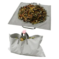 garden leaf storage bag outdoor lawn yard waste tarp container recyclableheavyduty gardening tote trash pouch