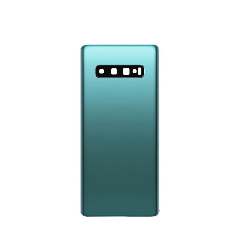 S10 GREEN Для SAMSUNG Galaxy s10 s10+ s10e задняя крышка батарейного отсека задняя крышка Мягкий корпус Чехол запасная крышка батарейного отсека - Цвет: S10 GREEN