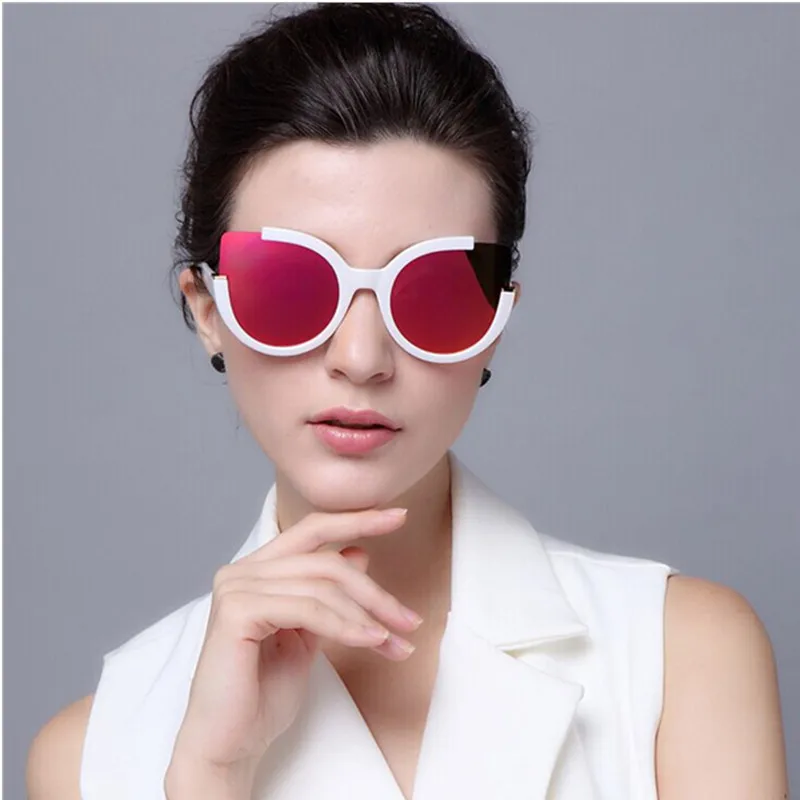 2020 Новое поступление популярные модные солнцезащитные очки кошачий глаз Женская