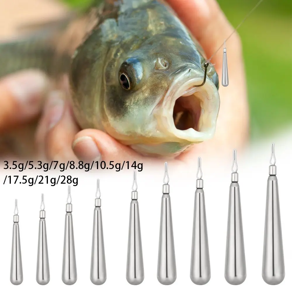 

35g-28g Additional Weight Weights Quick Release Casting Hook Connector Line Sinkers Sinker Fishing Tungsten fall