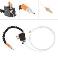 mist coolant lubrication spray system air oil control button8mm air connector4mm oil pipe for metal cutting engraving cooling