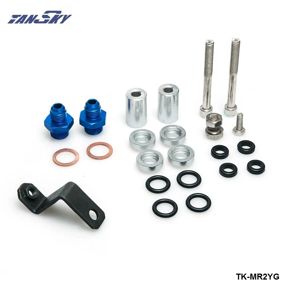 Топливный инжектор из алюминия для Toyota MR2 3S GTE голубой цвет|injector rail|rail kitbillet aluminum |