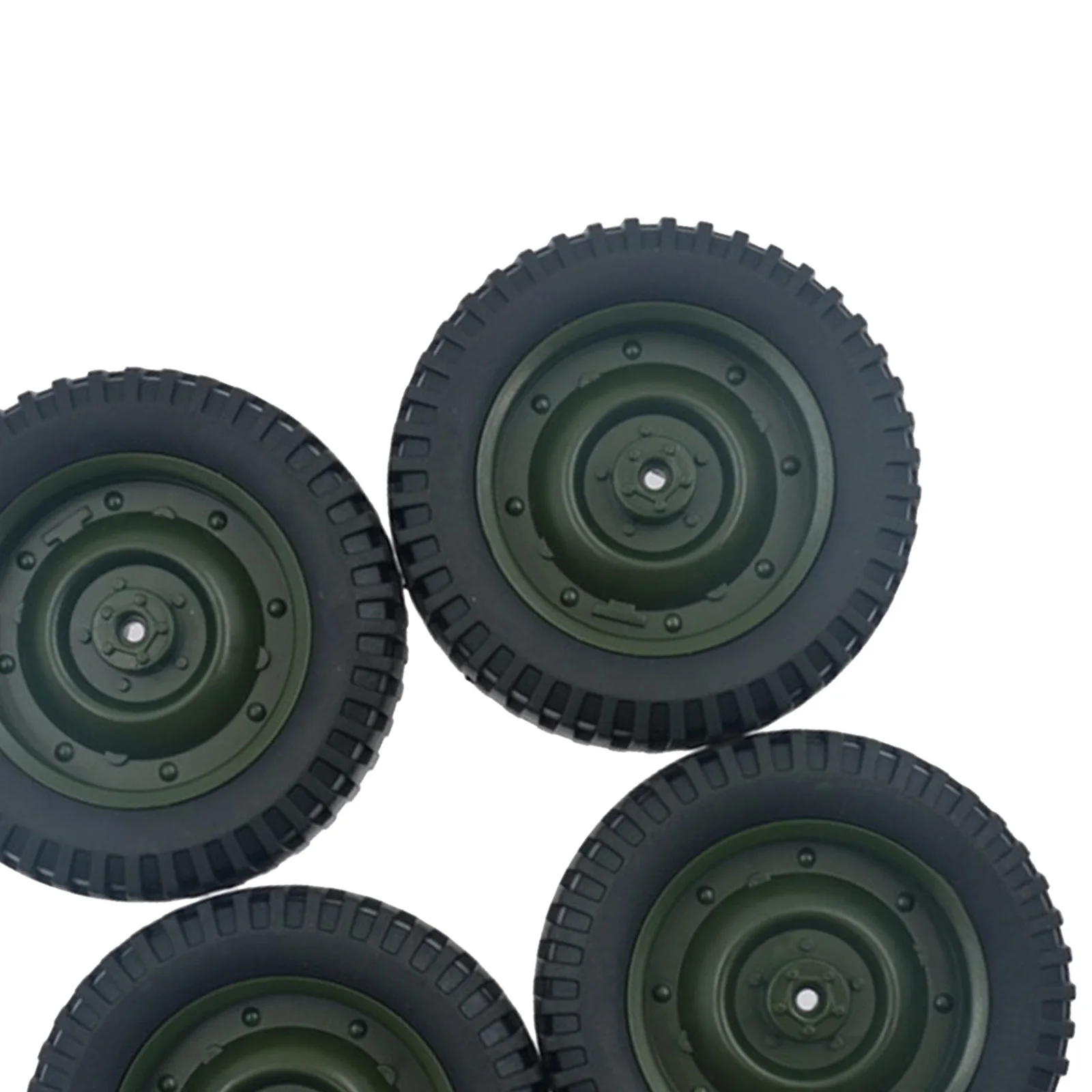 

4pcs Remote Control Model Car Rubber Tyre Tires for WPL C14 C24 C34 Spare Parts
