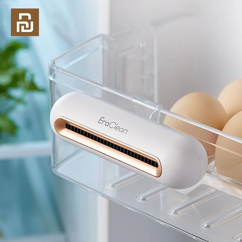 

Дезодорирующий стерилизатор Xiaomi EraClean для холодильника, бытовой очиститель озона для кухни, сохранение свежести, перезаряжаемый дезодорант