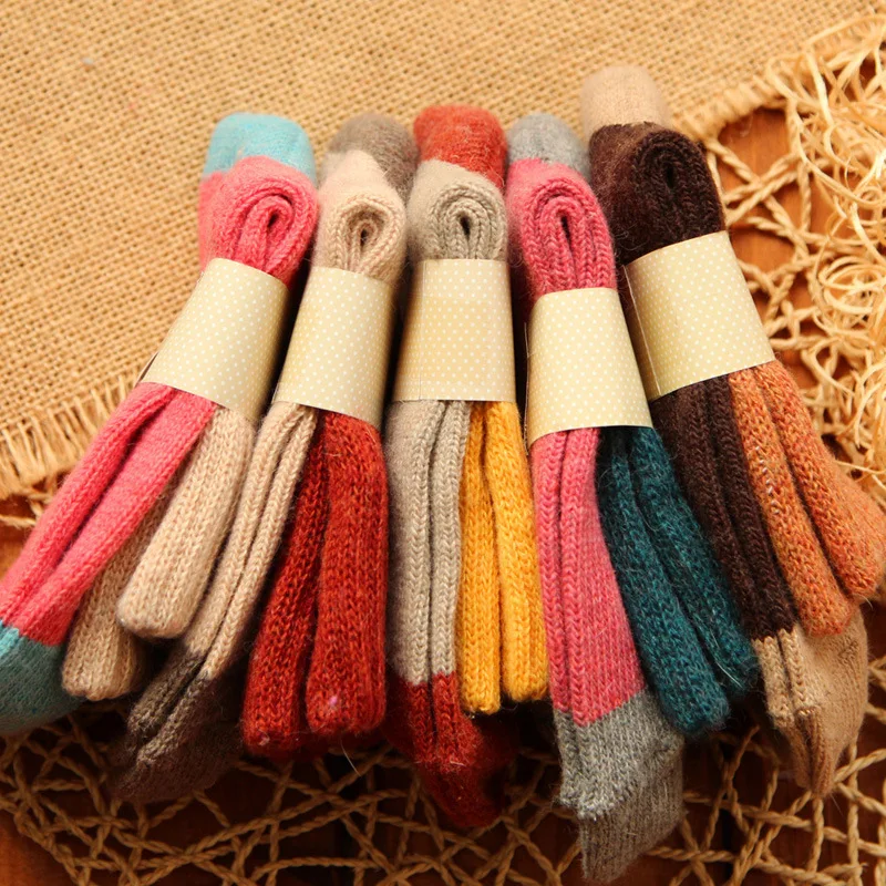 5 пар зимние толстые носки из шерсти мериноса женские для бега теплые спортивные