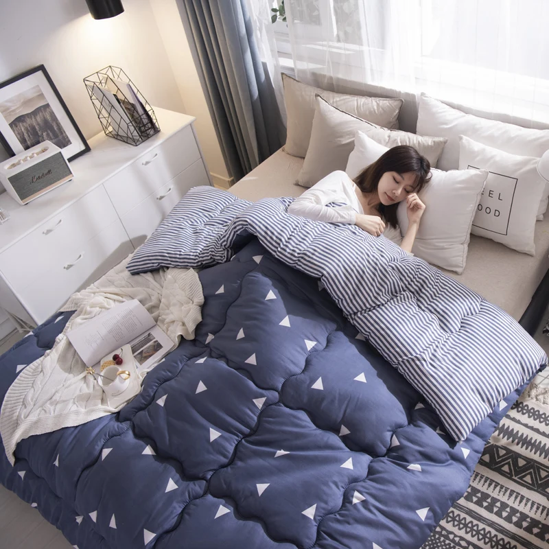 Высококачественное стеганое одеяло из полиэстера постельное белье