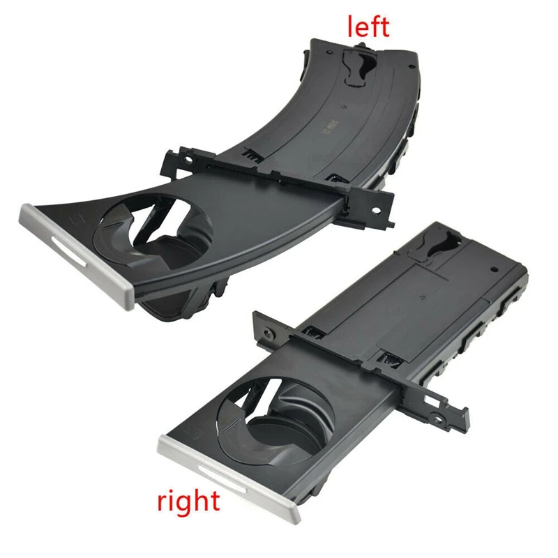 

Car Left & Right Cup Holder Set W/ Trim Panel Gray for-BMW E90 E91 E92 E93 2005-2012 51459173471 51459173465 51457138799