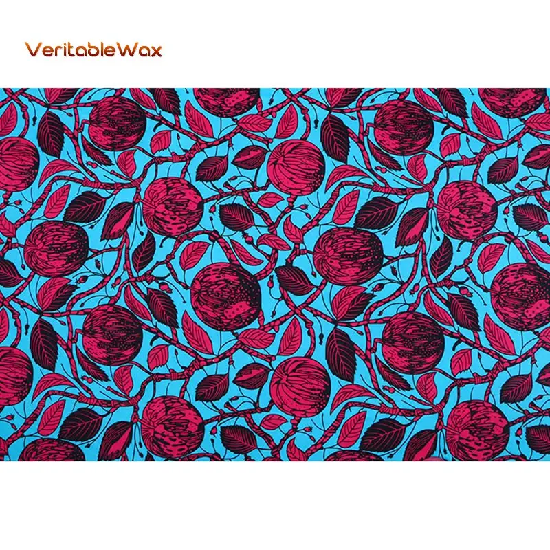 

African polyester wax calico Ankara New floret coat wax high quality African fabric fabric can be used for party dresses FP6125