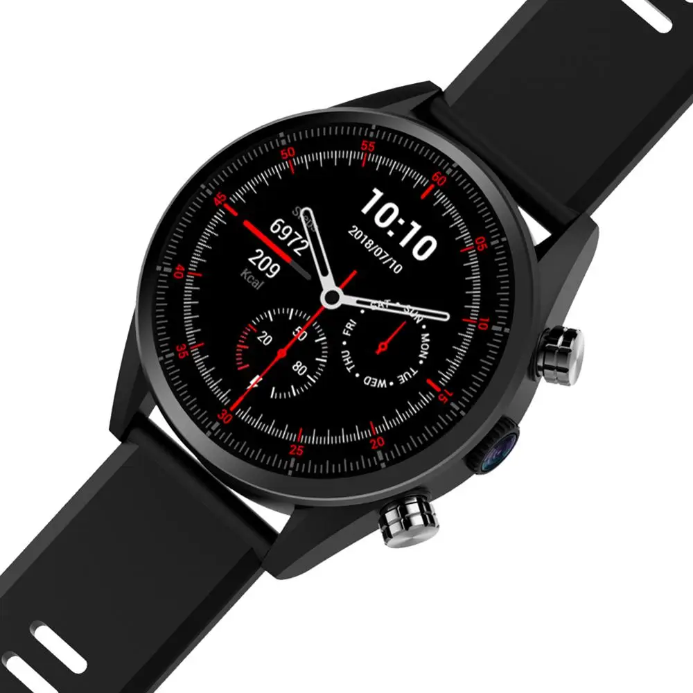 696 KC08 новые модные мужские 4G Смарт-часы 5MP HD камера gps 610 мАч большой емкости батареи водонепроницаемые спортивные часы Android 7,1