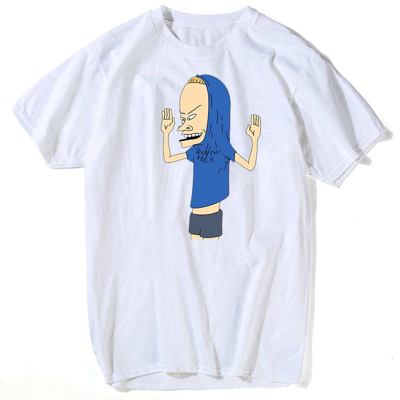 Beavis& Butthead футболка для мужчин Rock Forever Официальная Лицензированная Adul футболка S-3XL футболка размера плюс уличная одежда