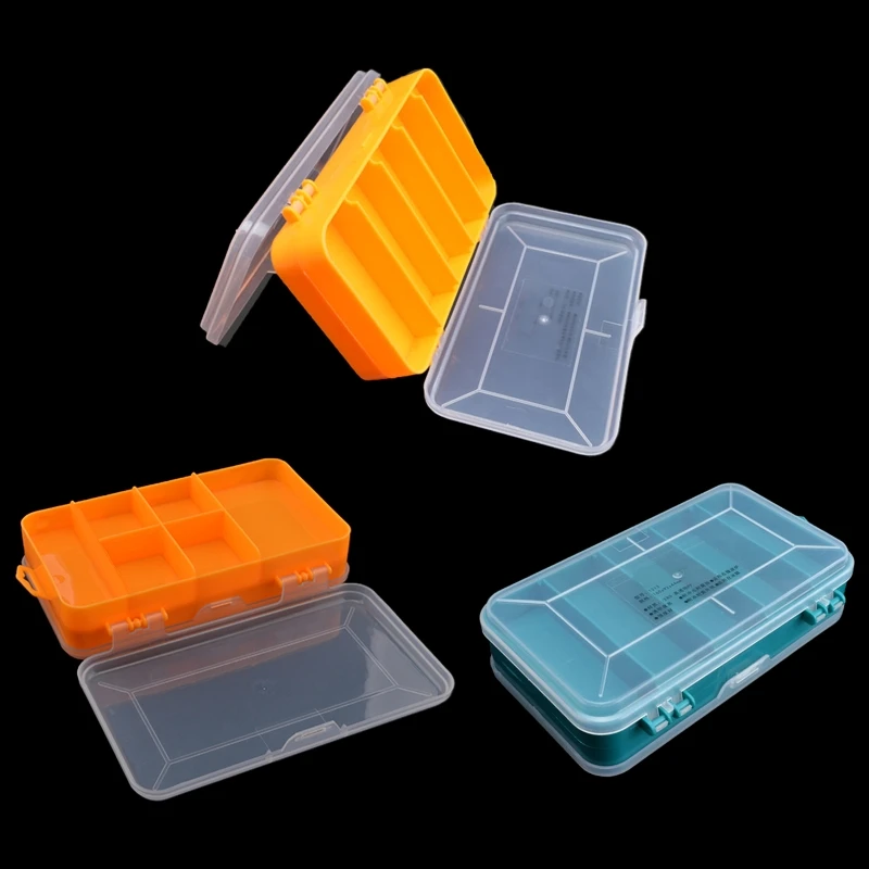 

Hardware Storage Box Tools Organizer Container with Clear Lid and Compartments for Screws Nuts Bolts and Small Parts Hardware S