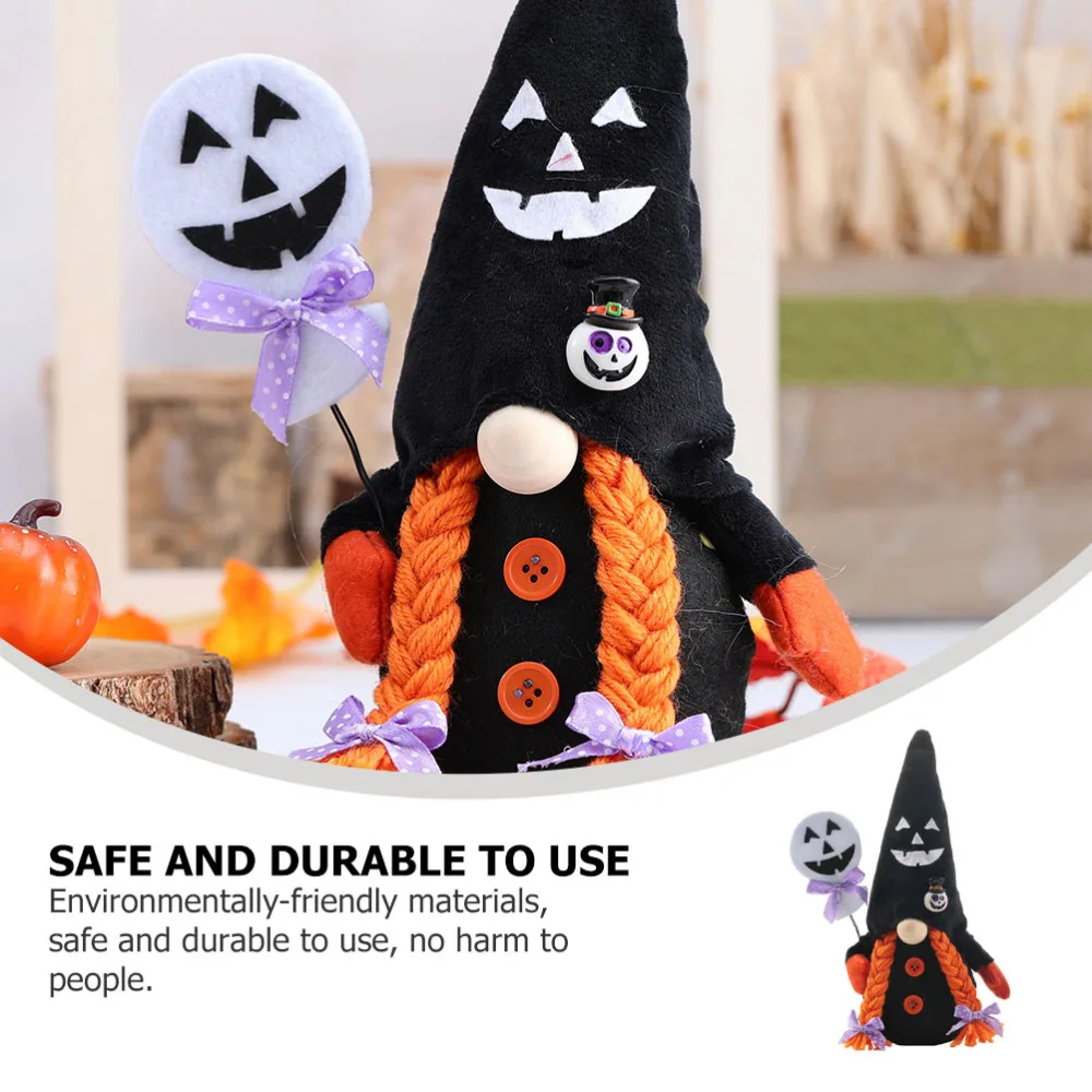 

1Pc Festival Decoration Rudolph Doll Adornment Black Elf Ornament (Black)