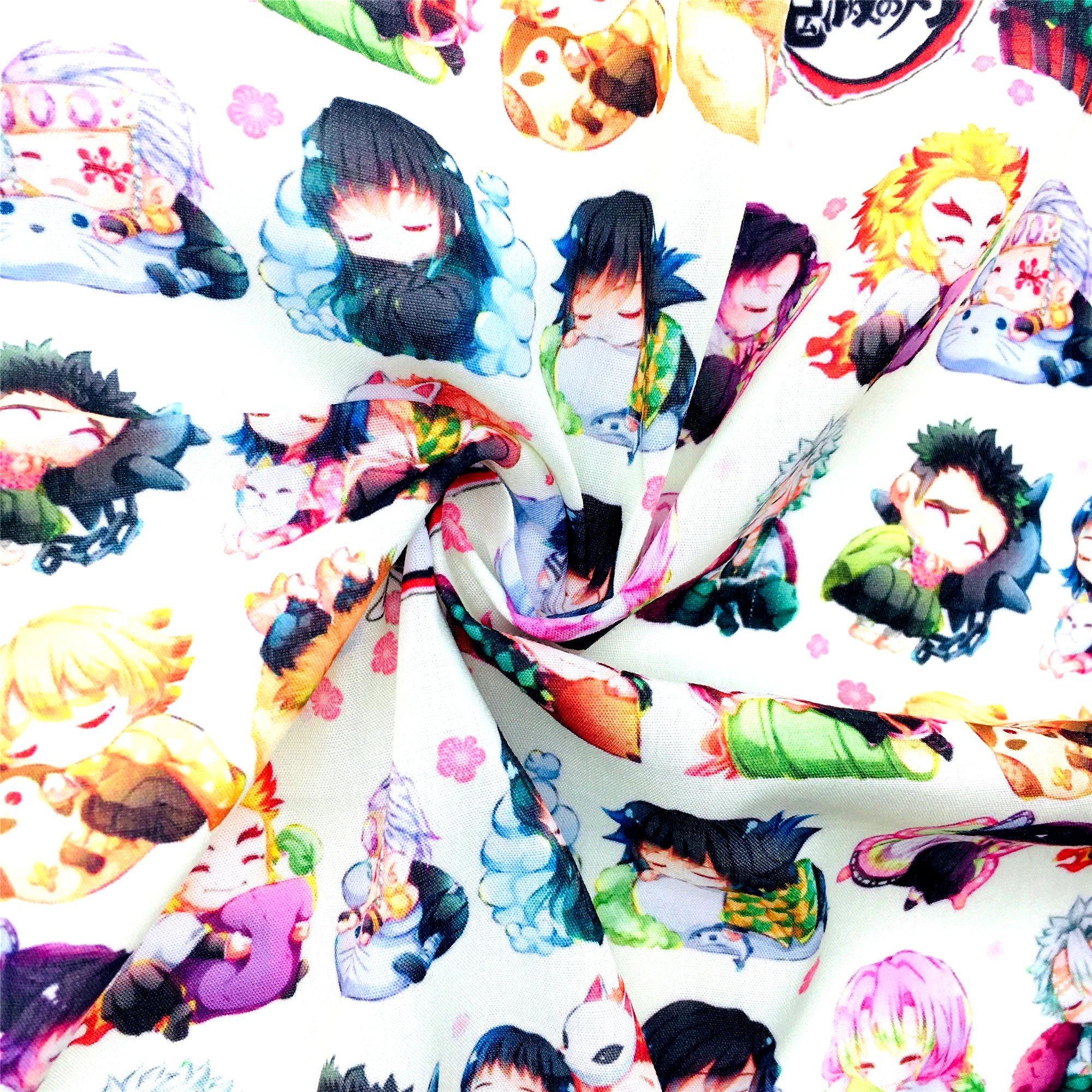 50*145 см японская аниме Лоскутная Новогодняя Полиэстеровая хлопчатобумажная