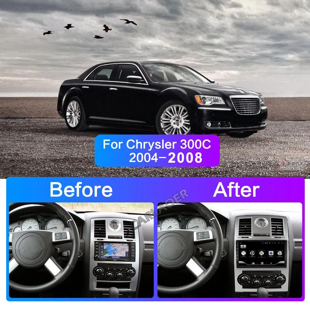 Автомагнитола araba radyo 2 din Android мультимедийная oynatыci otomatik ses Chrysler Aspen için 300C 2004 2005 2006